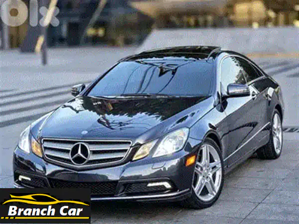 متعة القيادة مكشوفة: مرسيدس E350 كابريوليه 2012 – فخامة وأداء 302 حصان!