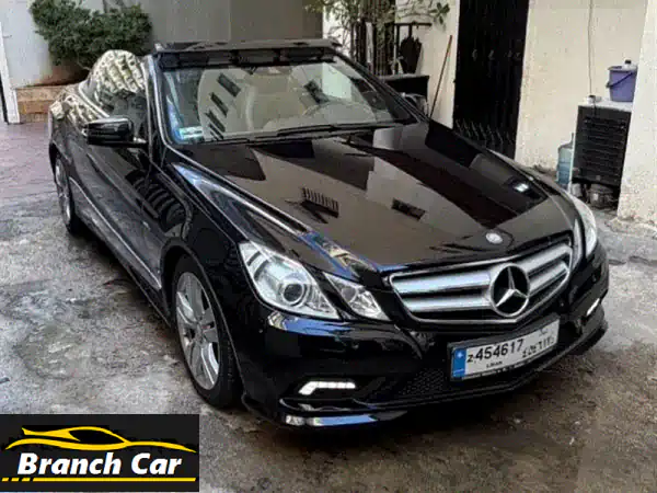 مرسيدس E350 كابريوليه 2012 | قيادة فاخرة V6 مكشوفة 302 حصان...