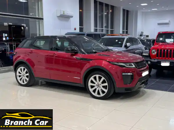 أناقة وفخامة على الطريق! Range Rover Evoque 2016 حمراء -...