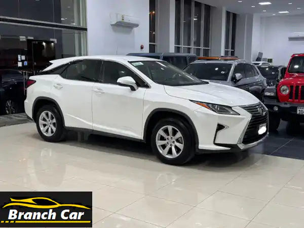 لكزس آر إكس 350، موديل 2016 (لون أبيض)، وكالة قطر....