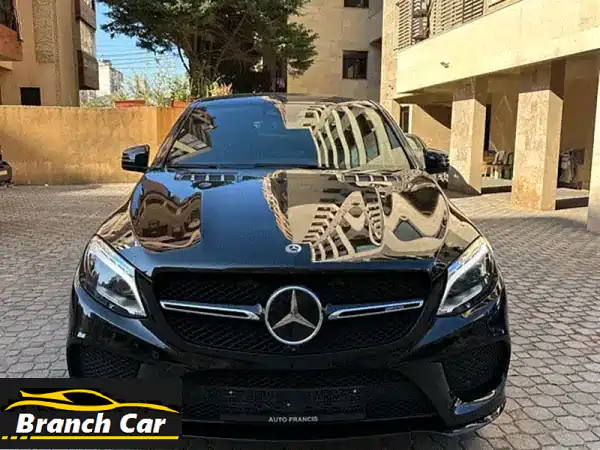 مرسيدس GLE 43 كوبيه AMG 2019 سوداء: كارفكس نظيف، 62 ألف ميل...