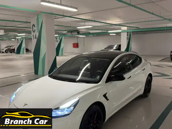 امتلك مستقبل القيادة! تسلا موديل 3 ستاندرد بلس 2023 (أبيض لؤلؤي) - فل كامل، فحص 7 جيد، ممشى قليل في عمان!