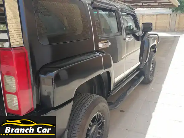 سيارة هامر ⁦H3⁩ أسود موديل ⁦2007⁩ مستعملة بحالة ممتازة مع مواصفات خليجية شرط الفحص