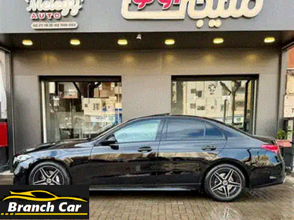 فرصة نادرة: مرسيدس C200 AMG 2023 فابريكا بالكامل | صيانات توكيل | عداد 60 ألف كم!