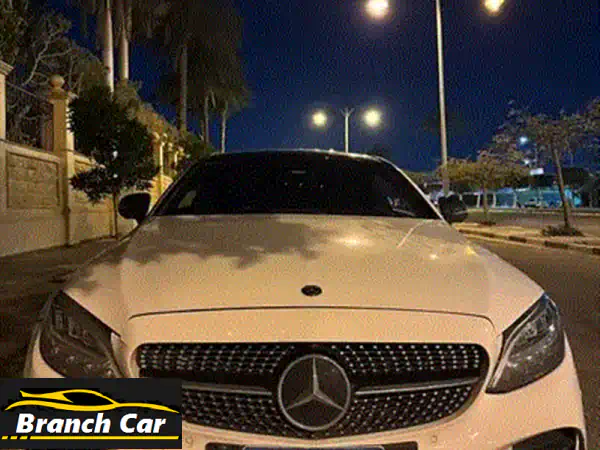 فرصة ذهبية: Mercedes-Benz C200 2019 فضي فابريكا بالكامل | صيانات توكيل | بأفضل سعر