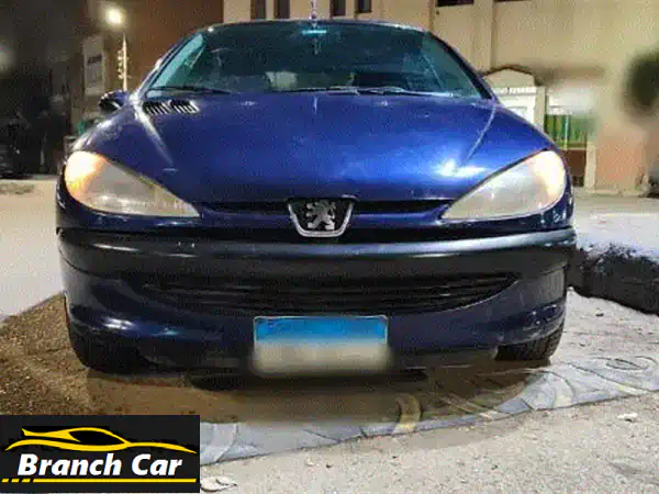فرصة لا تفوت: بيجو 206 موديل 2001 بحالة الفابريكة!...