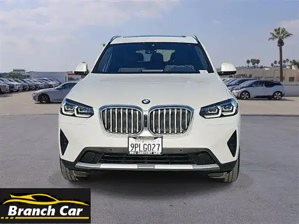 BMW X3 2024 sDrive30i RWD بيضاء | مستعملة بضمان | فخامة وأداء...