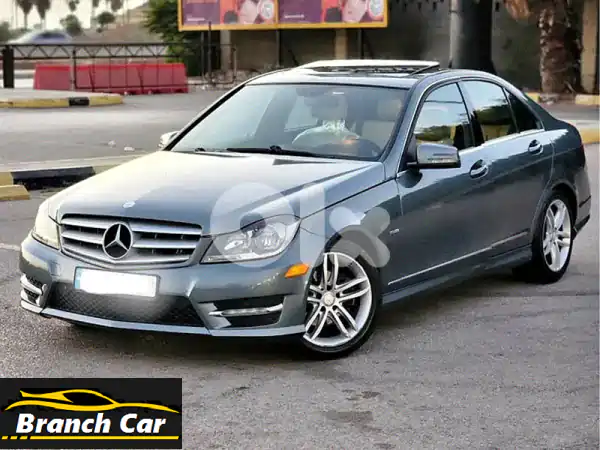 للبيع: مرسيدس C250 موديل 2012 - بحالة شبه جديدة بالكامل...