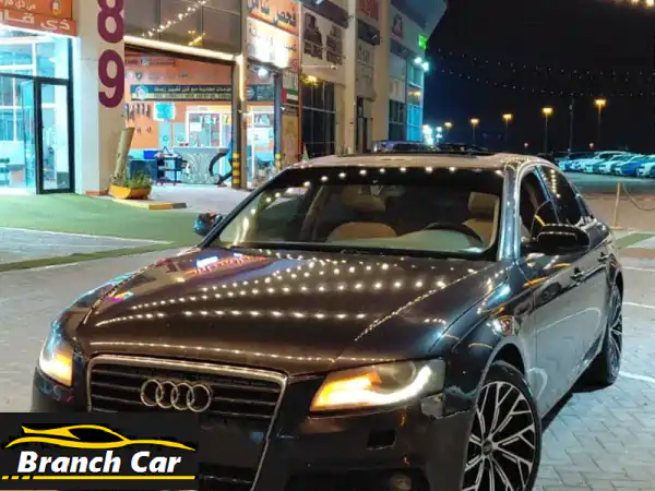 سيارة أودي a4 موديل 2011، مرايا كهربائية، فتحة سقف، مواصفات كاملة، مجسات خلفية، لون رمادي غامق، ...