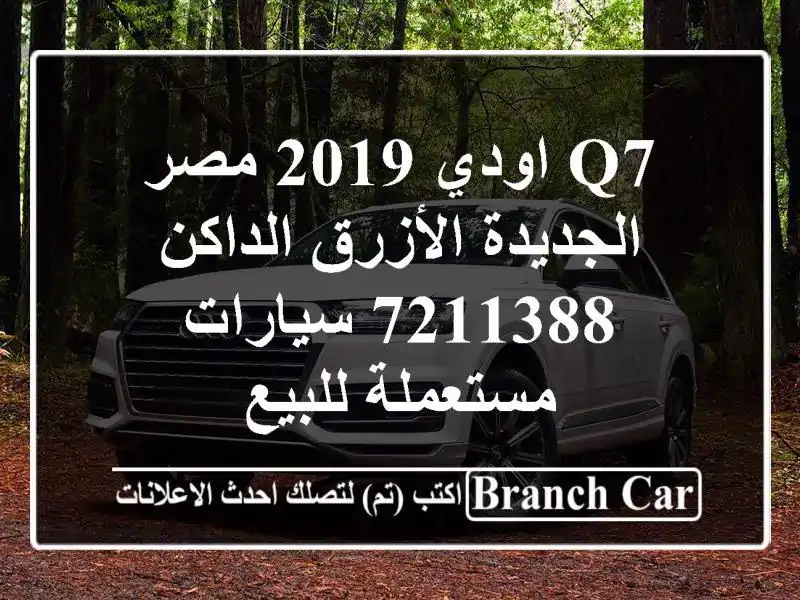 Q7 اودي 2019 مصر الجديدة الأزرق الداكن 7211388...