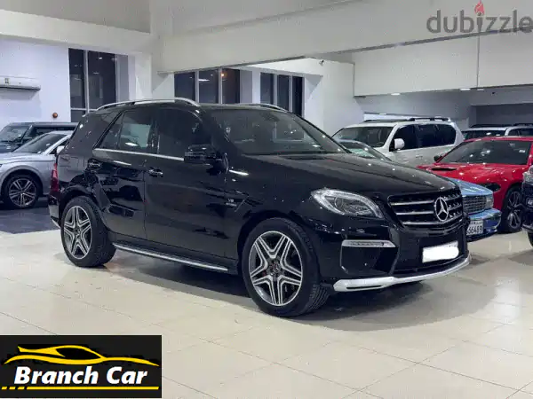 فرصة نادرة: مرسيدس بنز ML 63 AMG 2013 أسود - إصدار محدود،...