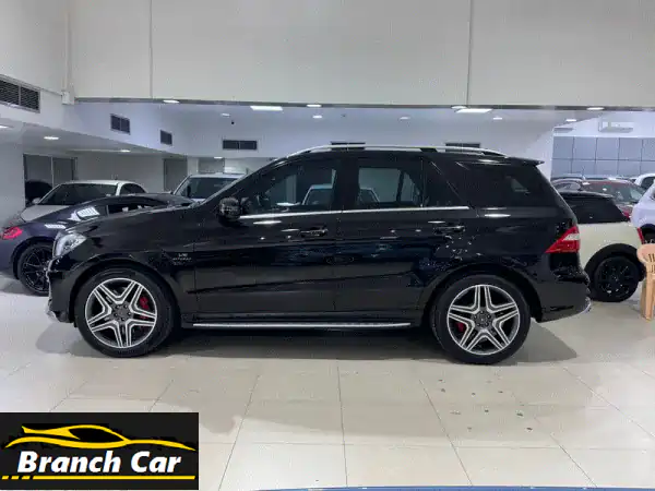 فرصة نادرة: مرسيدس بنز ML 63 AMG 2013 أسود - إصدار محدود، كامل المواصفات (AMG 6.3L)