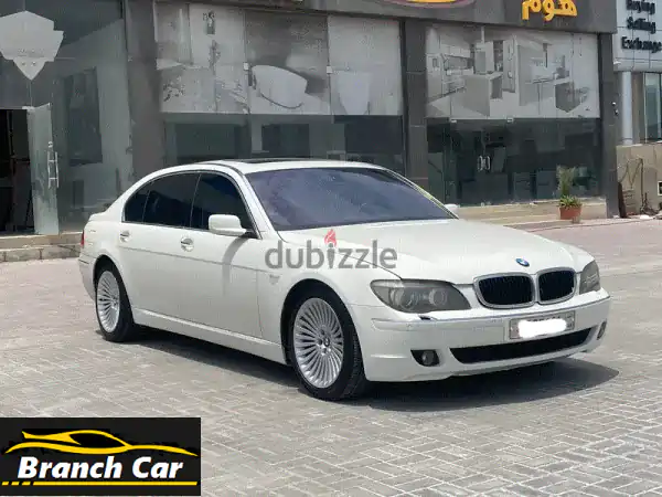 BMW 740 Li 2008 White