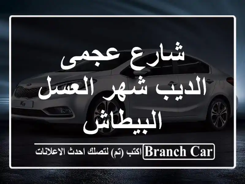 شارع عجمى الديب  شهر العسل البيطاش