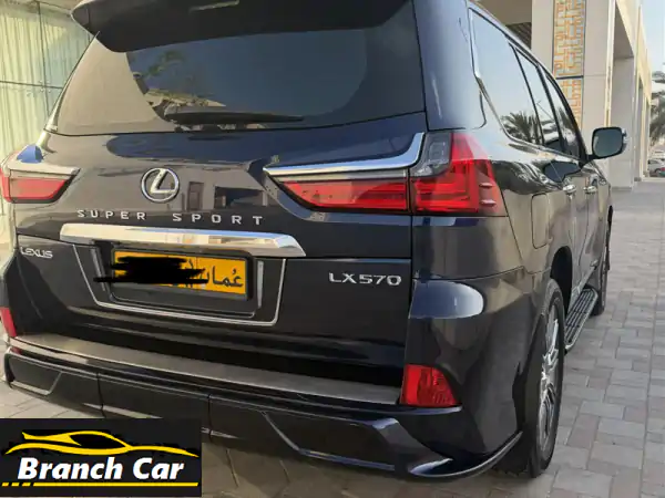 فرصة ذهبية في مسقط: لكزس LX 570 موديل 2016 كحلي –...