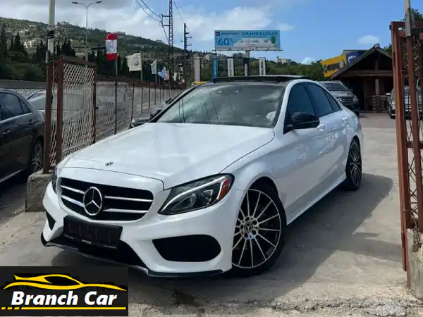 امتلك الفخامة: مرسيدس C300 AMG 2018 وارد حديث | 54 ألف ميل فقط...