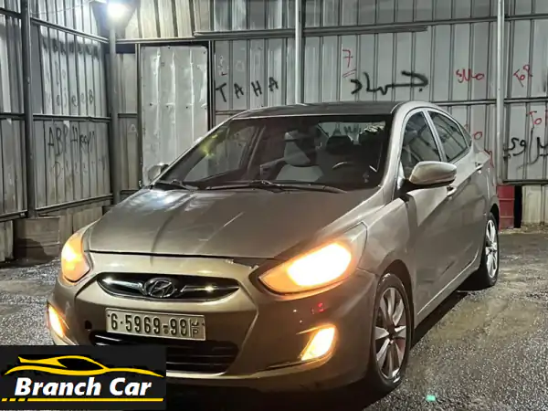فرصة نادرة: هيونداي اكسنت 2013 تيربو 1600cc - دهان شركة -...
