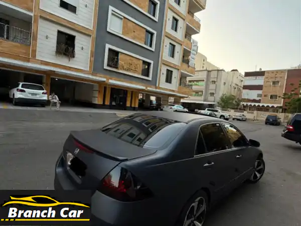 هوندا أكورد 2007 للبيع بجدة | لون مات رمادي مميز | صيانة ممتازة ومحركات جاهزة