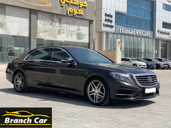 مرسيدس بنز s 400 l 2014 (بني) عداد المسافة 75400 كم،...
