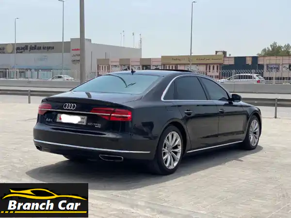 أودي a82015 (أسود) عدد الكيلومترات 155,500 كم، كامل المواصفات، جنوط ألمنيوم، حساسات، بلوتوث، مثبت ..