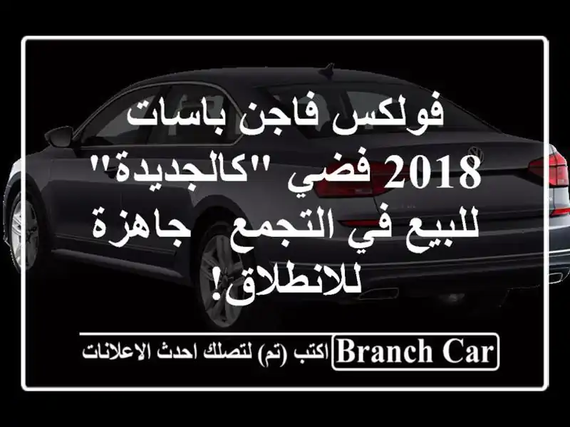 فولكس فاجن باسات 2018 فضي 