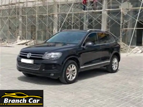 فولكس واجن طوارق 2012 أسود: فل كامل | محرك 3.6L | بانوراما...