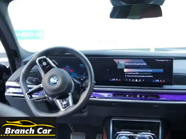 أناقة كهربائية خالصة! BMW i7 xDrive 60 2024 (مواصفات أمريكية) | 24 ألف كم فقط | شاصي سليم 100% | دبي
