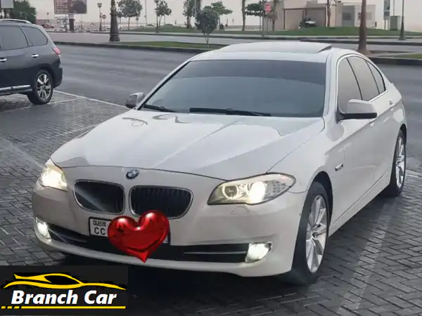 فرصة نادرة: BMW 528i 2012 أبيض لؤلؤي | خليجي، مالك أول،...