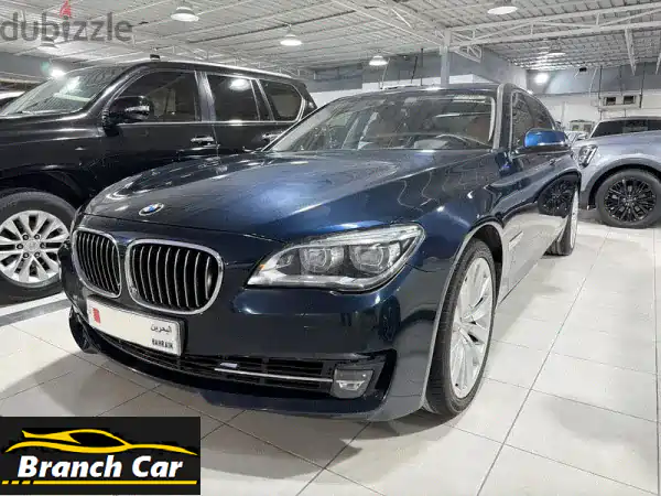 BMW 750Li 2014 الفاخرة: صيانة وكالة، 80 ألف كم فقط! @alasfoorcars
