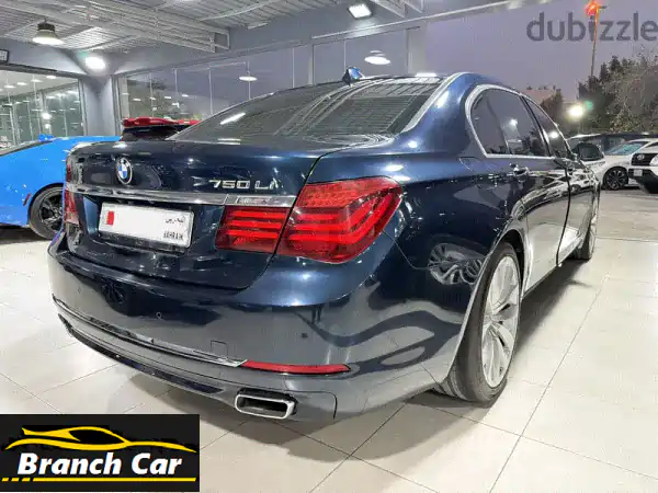 BMW 750Li 2014 الفاخرة: صيانة وكالة، 80 ألف كم فقط! @alasfoorcars