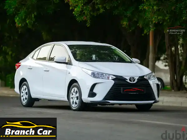 Toyota Yaris 2022 White  Bahrain Spec  BD 4,450