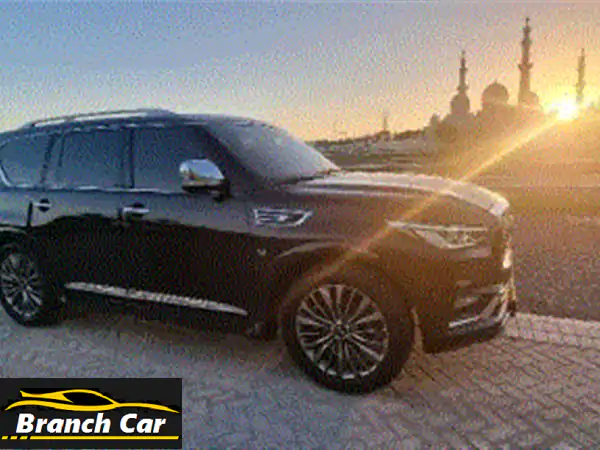 امتلك الرفاهية والفخامة: انفينيتي QX80 2019 للبيع | مواصفات خليجية | 7 مقاعد | سعر 95,000 د.إ