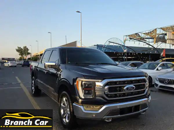 فورد F150 كينج رانش 2022 هايبرد أزرق: قوة 3.5 لتر، فخامة...
