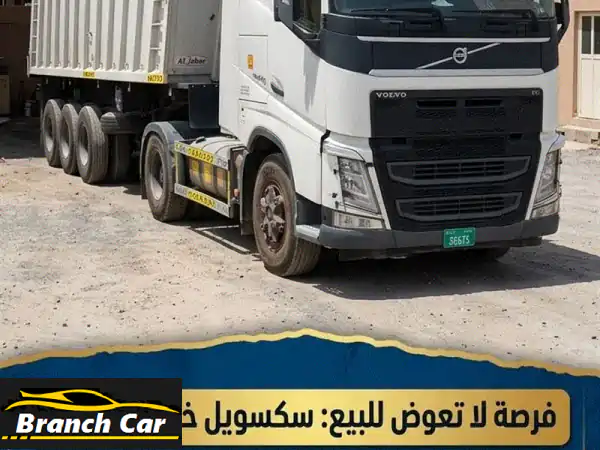 للبيع شاحنة فولفو fh440 (سكسويل خليجي) مع صندوق...