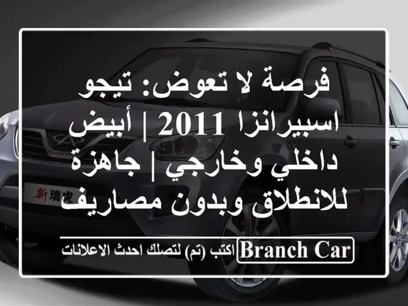 فرصة لا تعوض: تيجو اسبيرانزا 2011 | أبيض داخلي وخارجي...