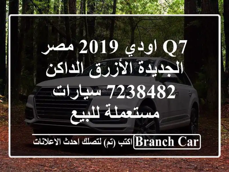 Q7 اودي 2019 مصر الجديدة الأزرق الداكن 7238482...