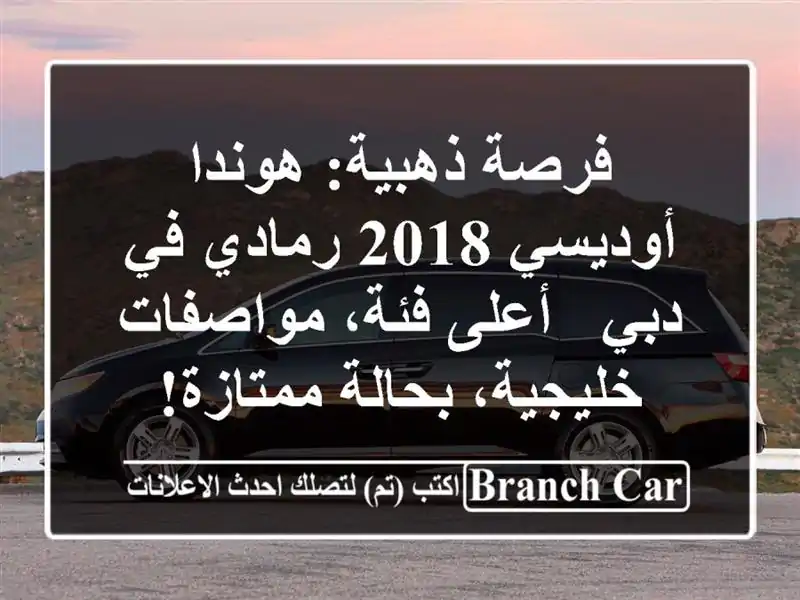 فرصة ذهبية: هوندا أوديسي 2018 رمادي في دبي - أعلى...