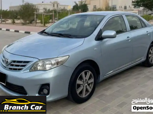 تويوتا كورولا 2013 XLI للبيع: بحالة الوكالة، مالك أول، كاش وأقساط - القريات | Toyota Corolla