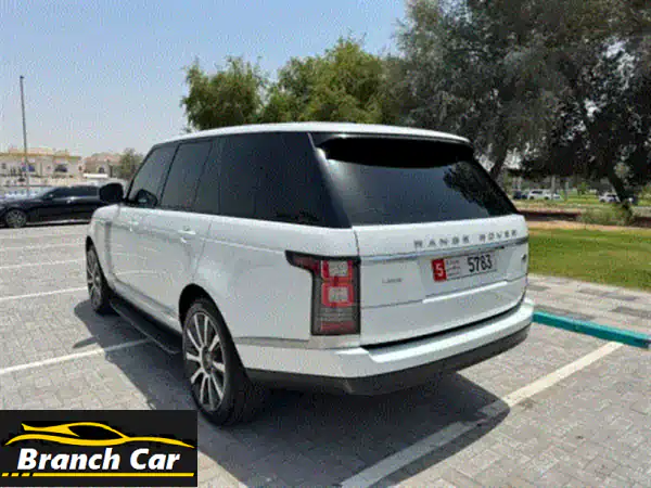 فرصة ذهبية: رنج روفر فوج HSE V8 2016 للبيع في أبوظبي | فخامة خليجية بحالة الوكالة فل أوبشن