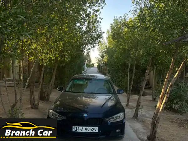 BMW 328i 2015 للبيع في البصرة: لون كحلي مميز، أداء داون بايب مذهل! ✨ (مراوس حسب القناعة)