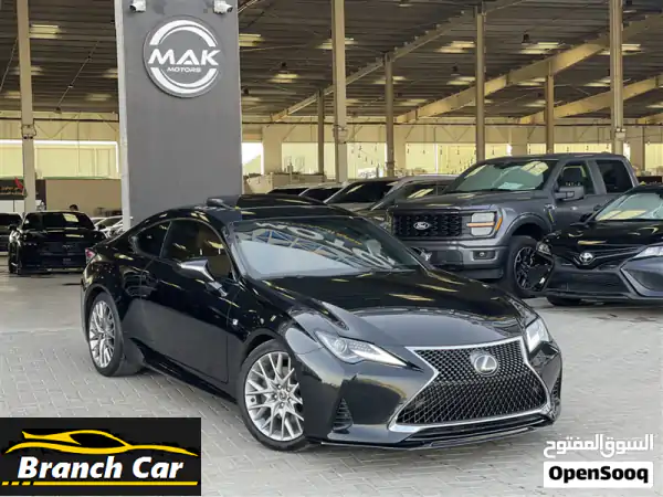 لكزس RC 350 F-Sport 2019 | الشكل الجديد | دفع خلفي | فل كامل | دبي