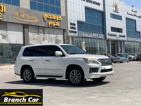 لكزس LX 570 S 2009 أبيض: فخامة الأداء بسعر مغري -...