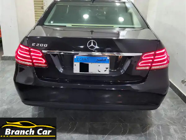 مرسيدس E200 كلاسيك 2014 فاخرة: أسود فابريكا، صيانات...