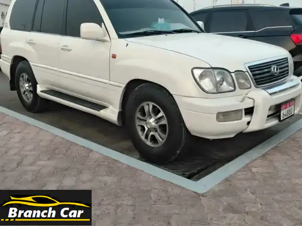 للبيع لكزس lx 470 لون أبيض فل أوبشن، ملكية 9 شهور،...