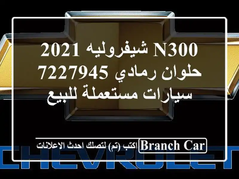 N300 شيفروليه 2021 حلوان رمادي 7227945  سيارات مستعملة للبيع