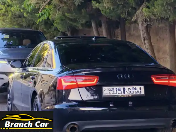 فرصة نادرة: أودي A6 C7 2012 بلاك إيديشن (تحويل) - فل كامل، دهان وكالة، بحالة الشركة - عمان