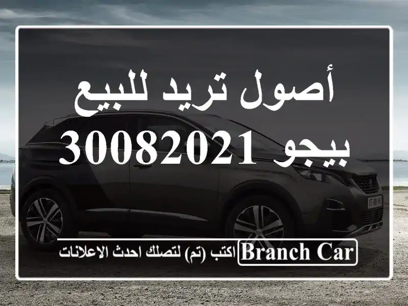 أصول تريد للبيع بيجو 30082021
