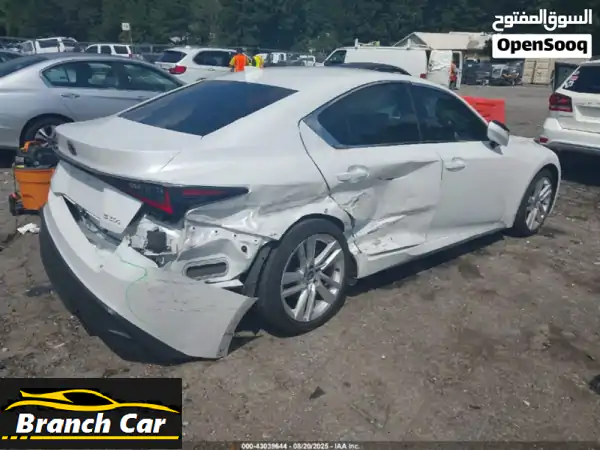 LEXUS IS 300 WHITE 2023,FULL OPTION,AMERICAN SPECS,VCC,RUN N DRIVE JTHCA1 D28 P5126629