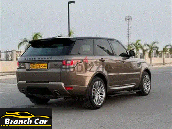 فرصة ذهبية: رنج روفر سبورت 2014 V8 سوبر تشارج للبيع في عمان - بحالة الوكالة وبسعر لا يفوت!