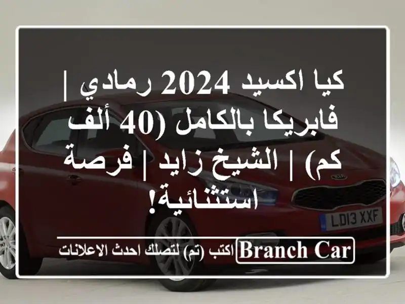 كيا اكسيد 2024 رمادي | فابريكا بالكامل (40 ألف كم) |...